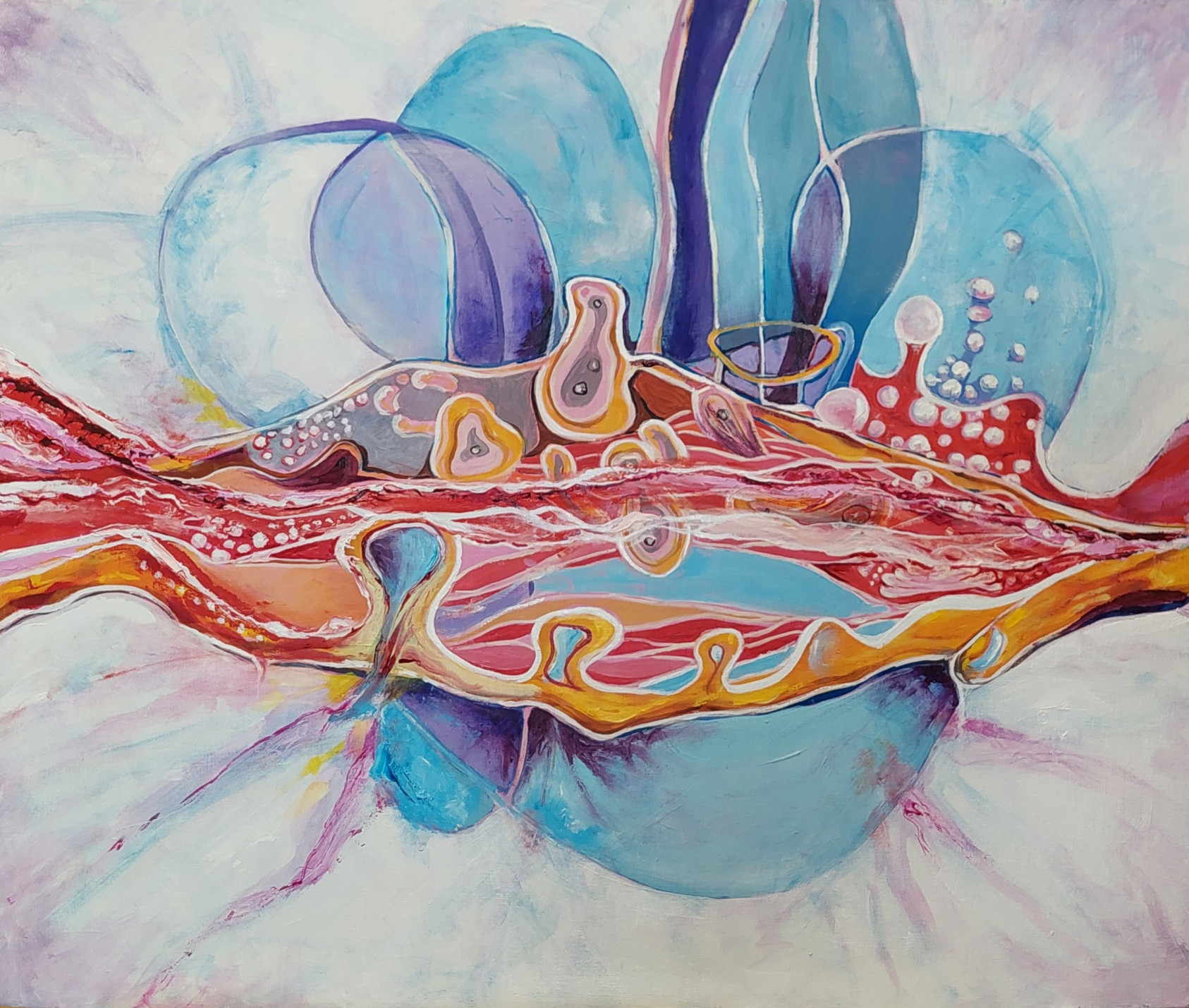 As cells cooperate, larger patterns emerge. Cells, Tissues, Organs, No. 5 reveals how individual lives surrender part of their autonomy to create something greater. Cells become tissues, tissues become organs, and organs together sustain organisms whose abilities cannot be understood by examining any single cell alone. Complexity is born from relationship.