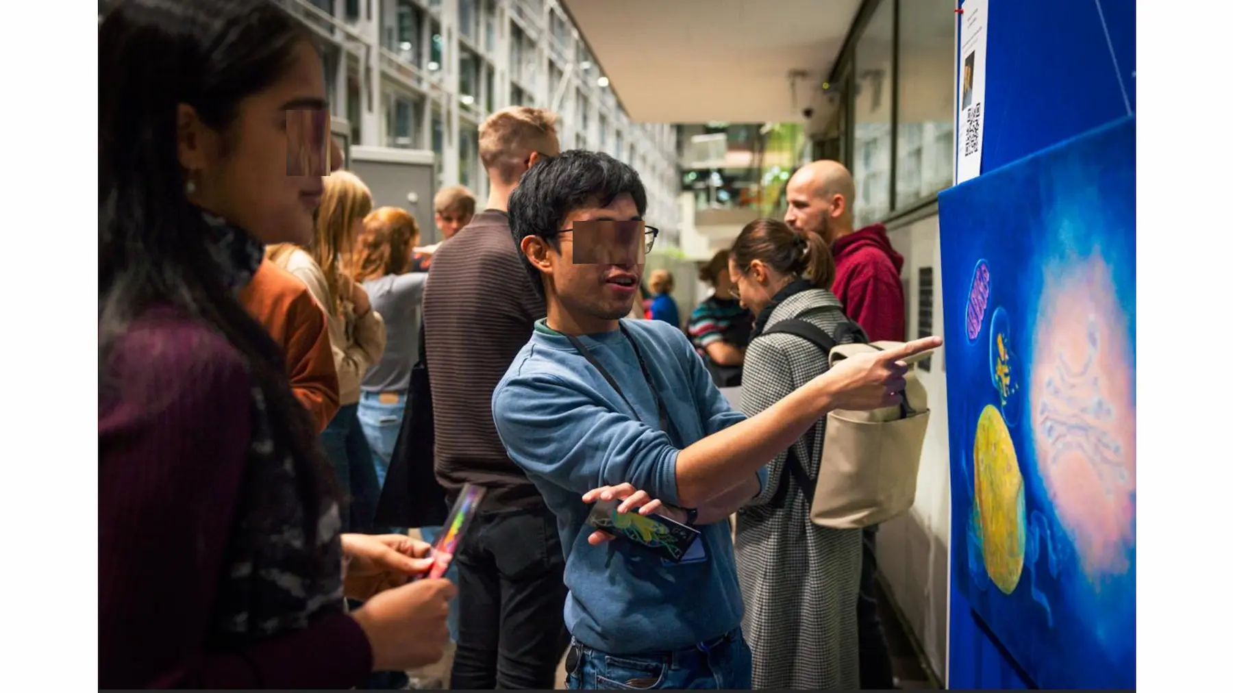 Vienna Biocenter exhibition — installation view, Nov 2024