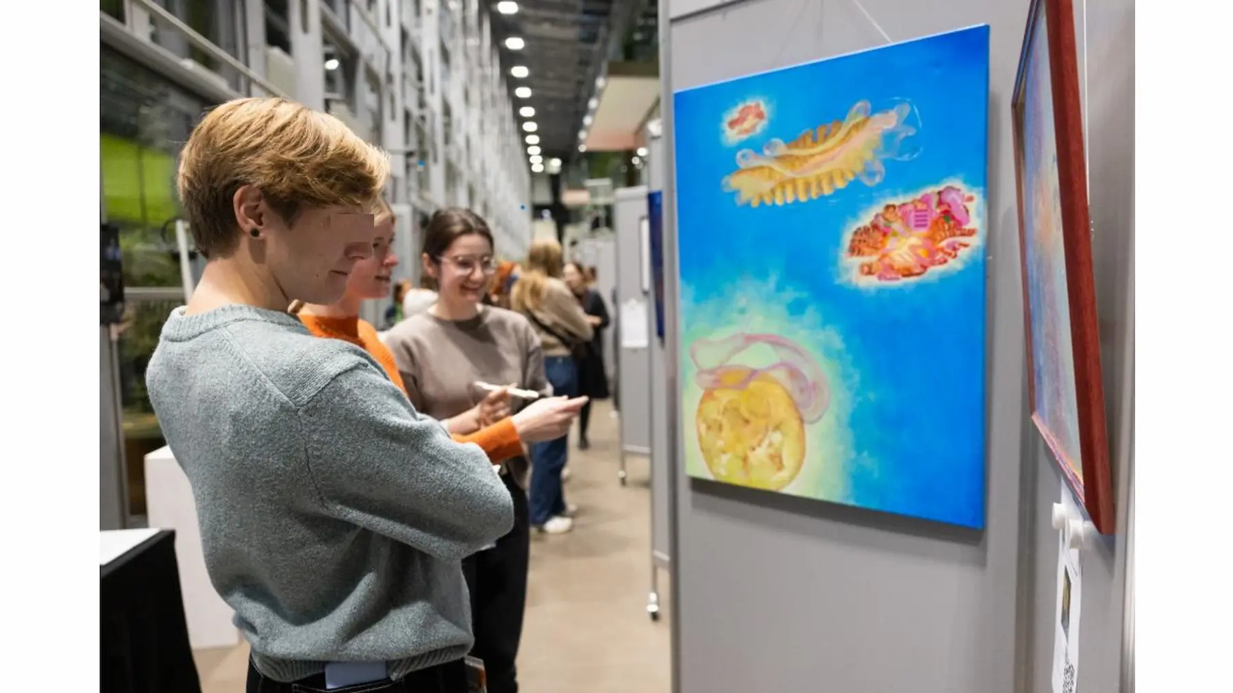 Vienna Biocenter exhibition — artworks on display, Nov 2024