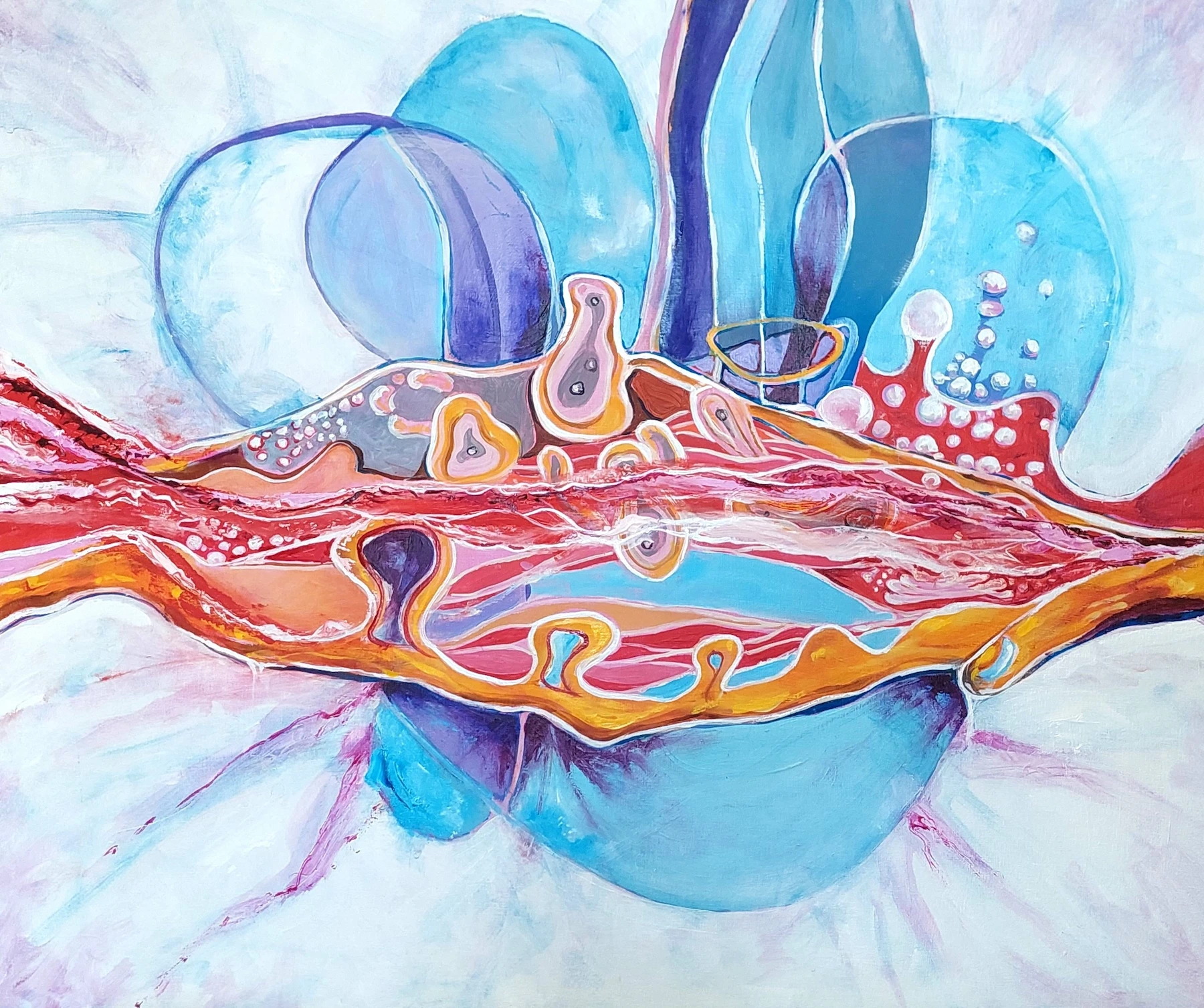 As cells cooperate, larger patterns emerge. Cells, Tissues, Organs, No. 5 reveals how individual lives surrender part of their autonomy to create something greater. Cells become tissues, tissues become organs, and organs together sustain organisms whose abilities cannot be understood by examining any single cell alone. Complexity is born from relationship.